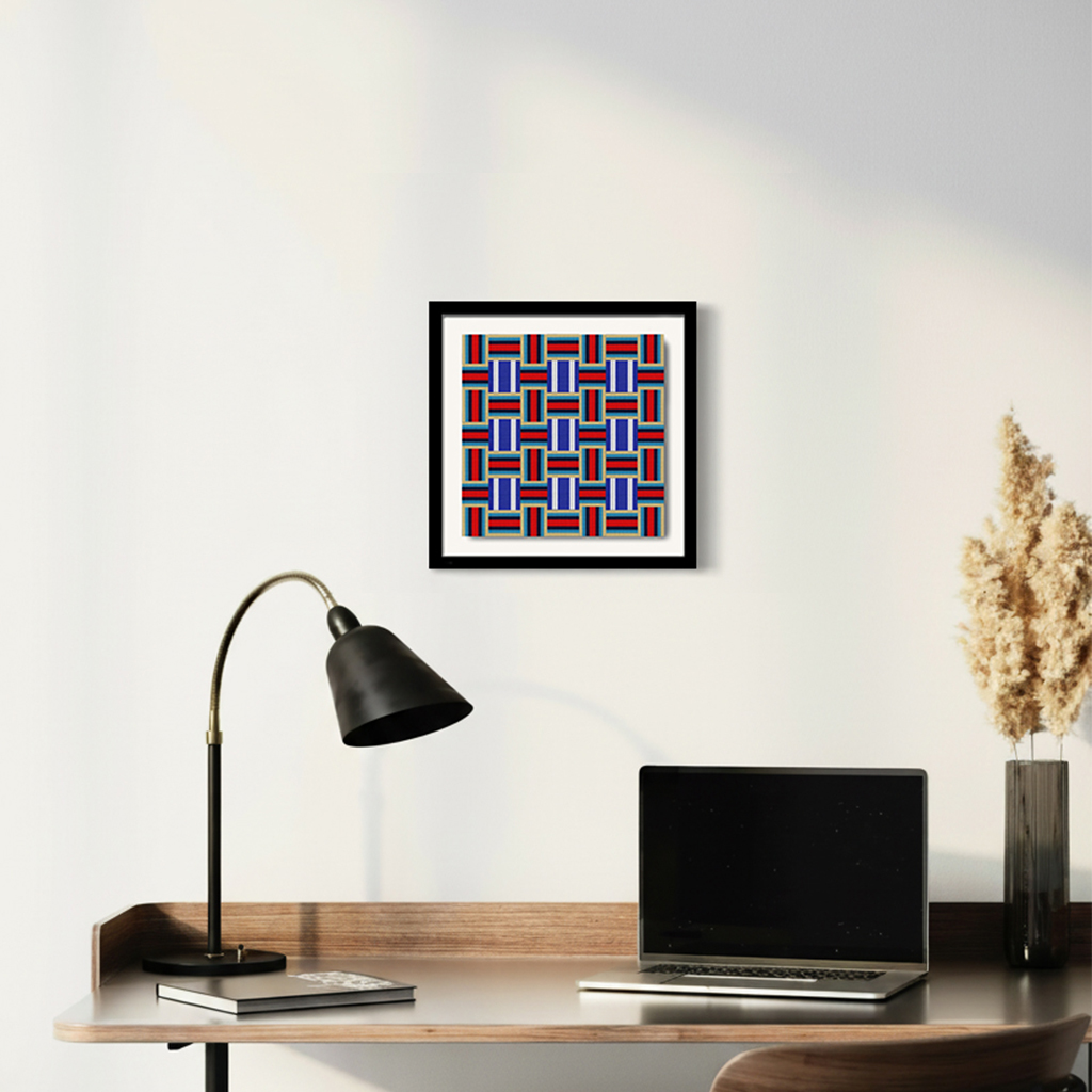 Weave of Honour handcrafted ribbon wall art display